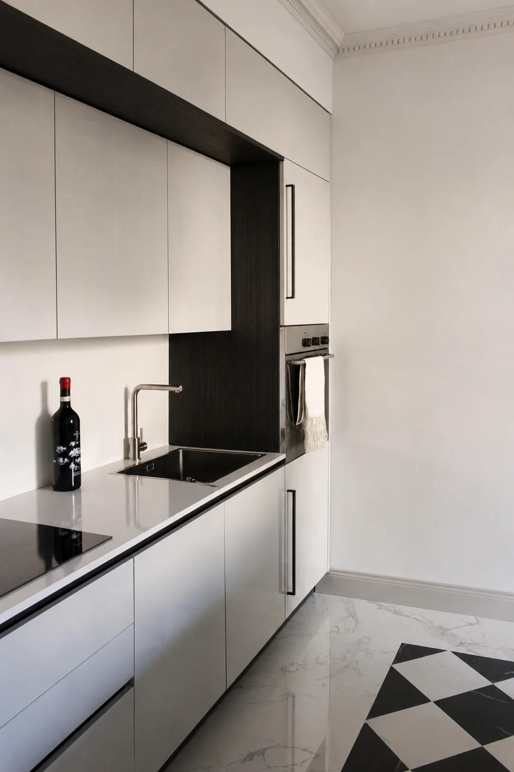 Kitchen joinery and stone worktop